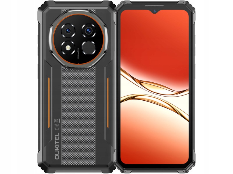 Smartfon Oukitel G6 5G 8/256GB 6.52" 90Hz Pomarańczowy