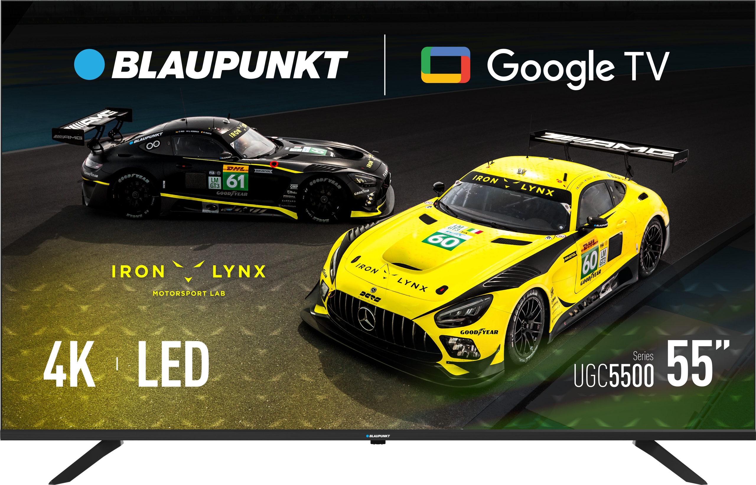 Telewizor Blaupunkt 55 Cali 4K Uhd Led Smart Google Tv Dvb T T2 Hevc Wifi