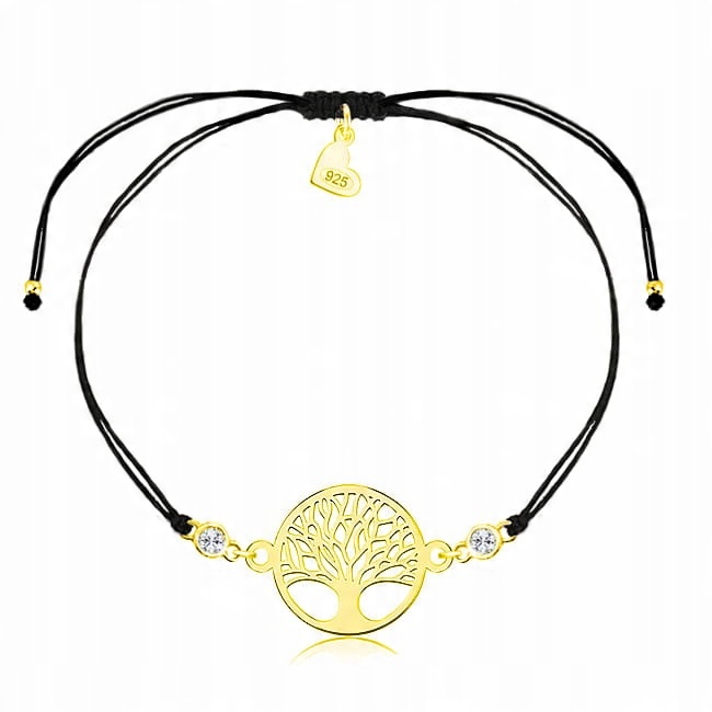 

Bransoletka złota drzewko szczęścia i Swarovski