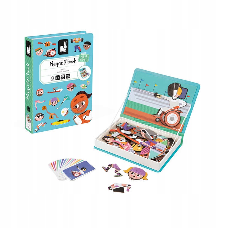 Magnetyczna Układanka MAGNETIBOOK SPORT Janod Marka Janod