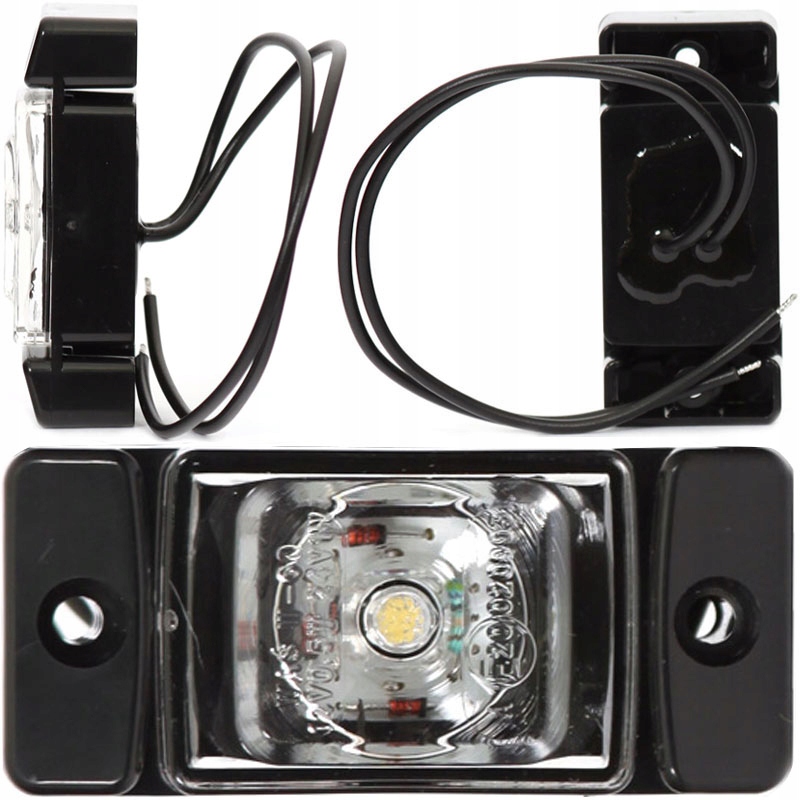 

Lampa Obrysowa Przednia Tir Biała 12/24V Led Waś