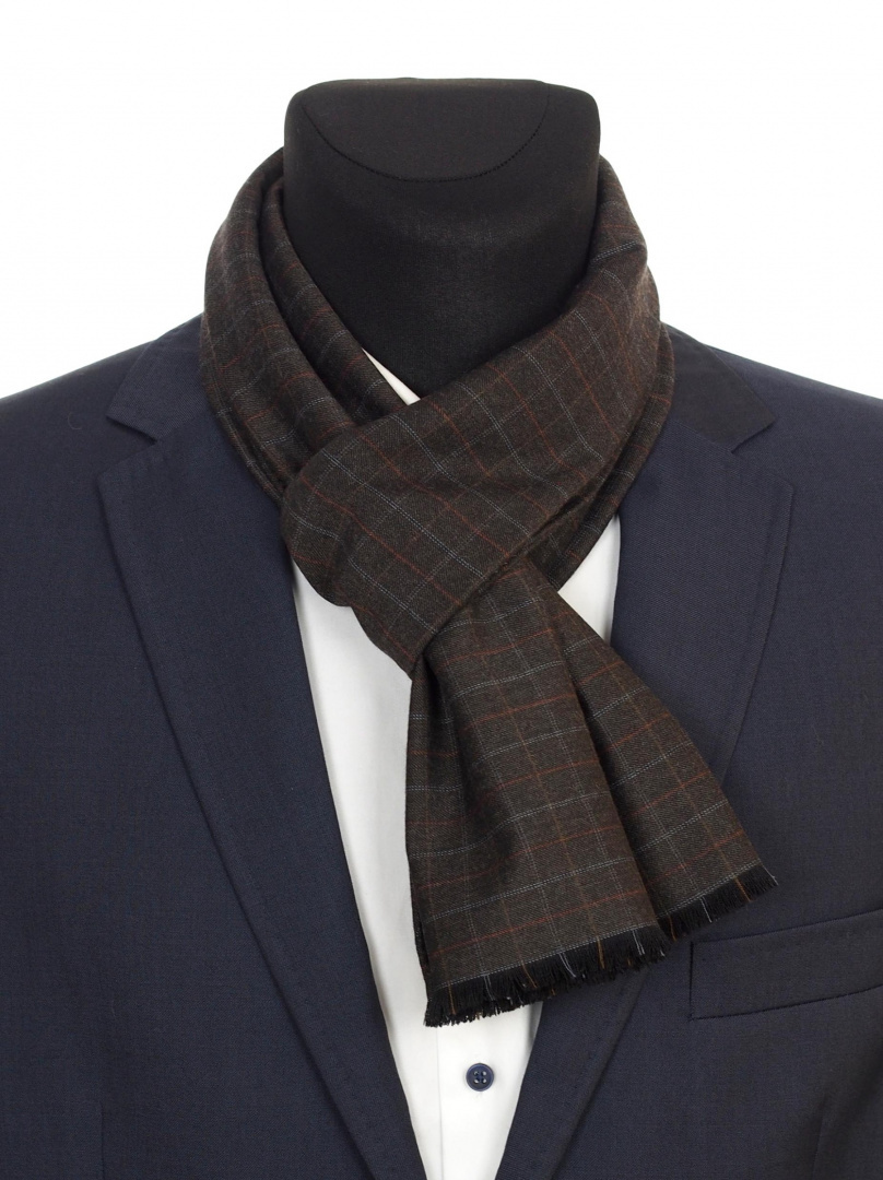 Szal Męski Elegant z Wełną - Luma Milanówek Stan opakowania oryginalne