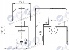 Wyłącznik do kątówek chińskich Rodzaj włącznik