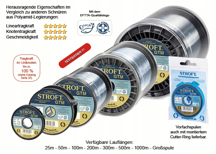 Żyłka Stroft GTM Numer 1 Na Rynku 100m/0.28mm Kod producenta 62185