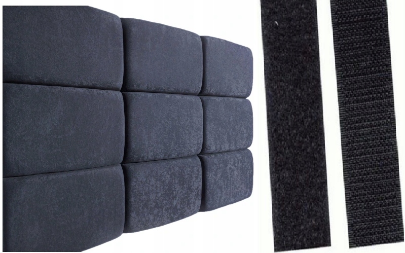 

Panele ścienne 60x30 tapicerowane + Rzep Montażowy