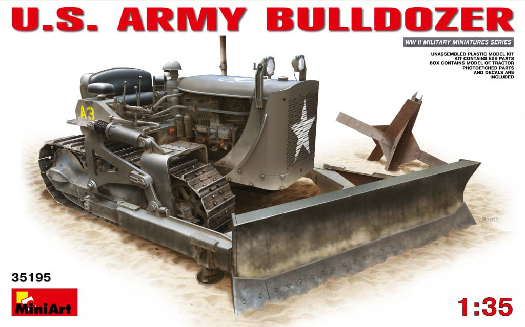 Us armádní buldozer 1:35 MiniArt 35195