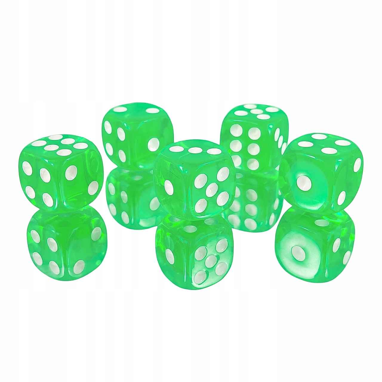 ZESTAW 5 KOSTEK K6 RPG KOŚĆ SZEŚCIOŚCIENNA ECHO PRZESZŁOŚCI 1,8 CM Liczba ścian 6