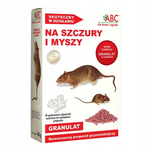 

Abc granulat na szczury i myszy 140 g trutka