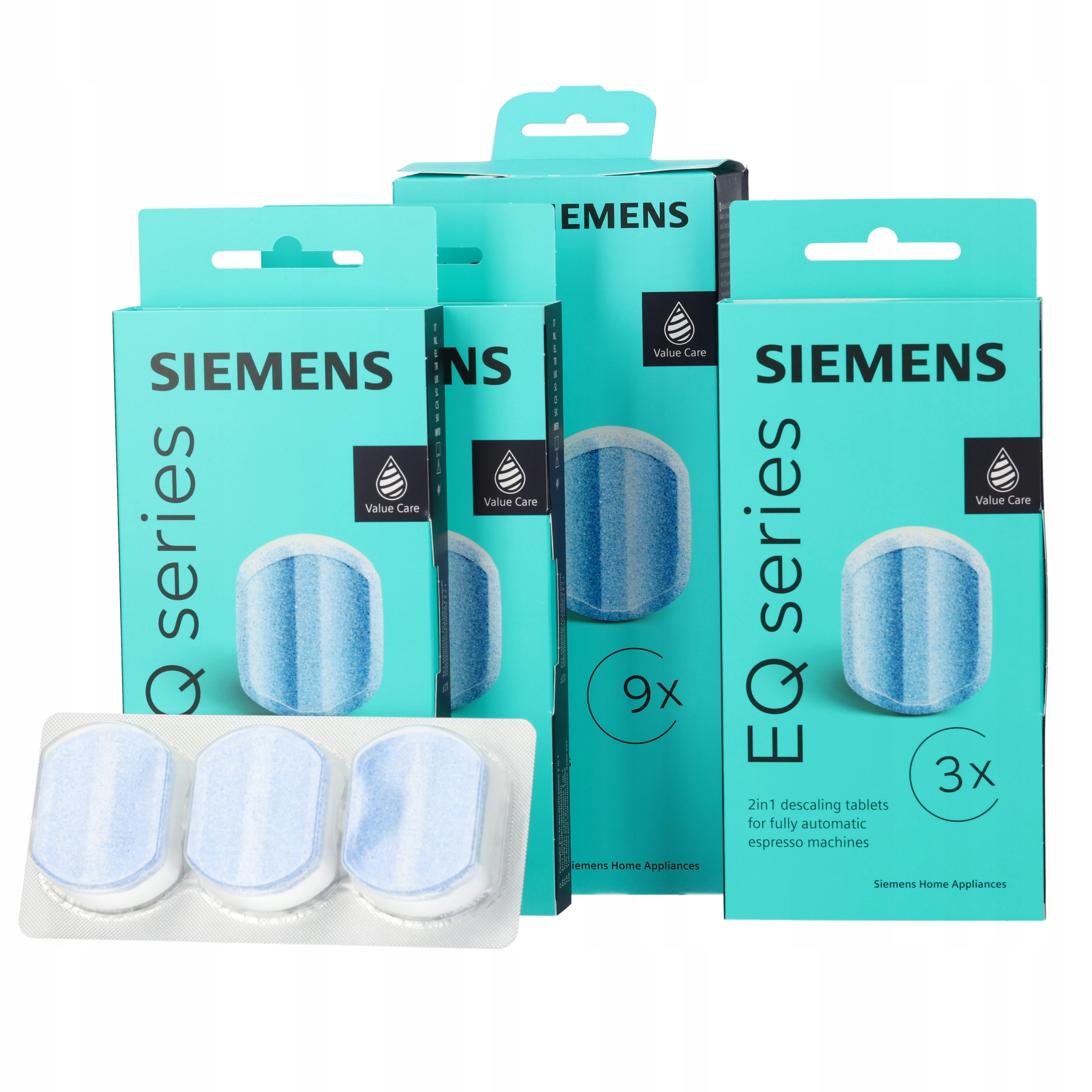 Odvápňovací tablety Siemens TZ80032A pro kávovary Siemens Eq, 9 ks