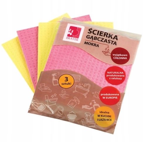 

Bratek, Ścierka gąbczasta, 3 sztuki
