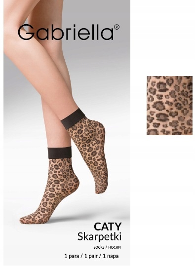 

Gabriella skarpetki cętki Caty 684 beige