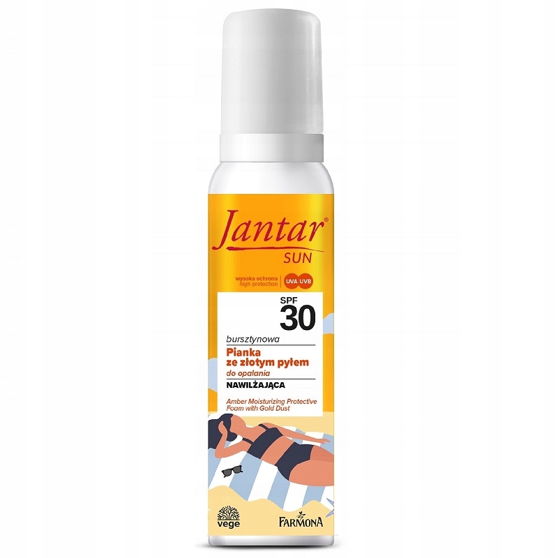 

Jantar Sun Pianka Do Opalania SPF30 Nawilżająca