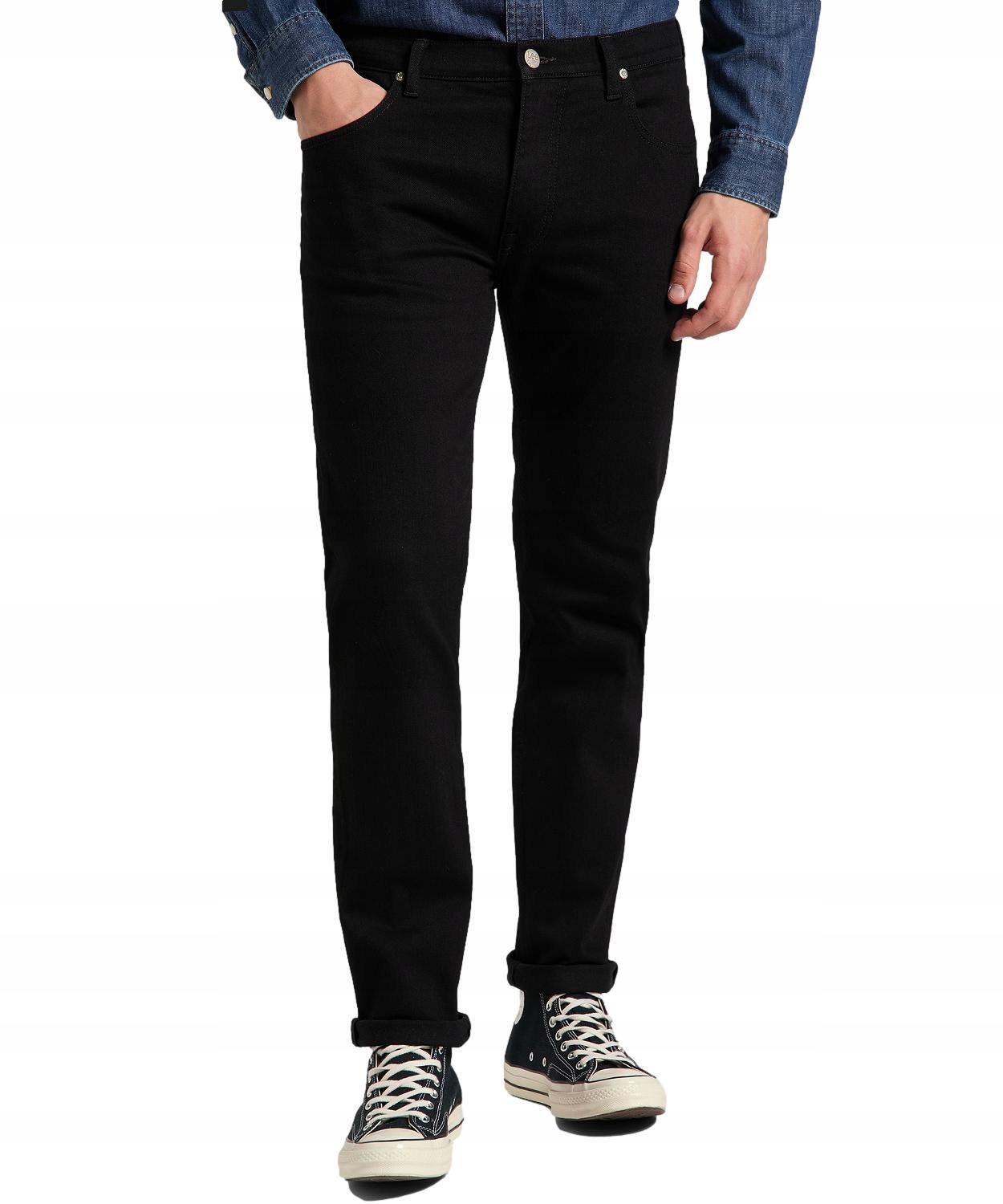 Džíny Lee Rider 112140635 L701HFAE Clean Black W 38 L 32