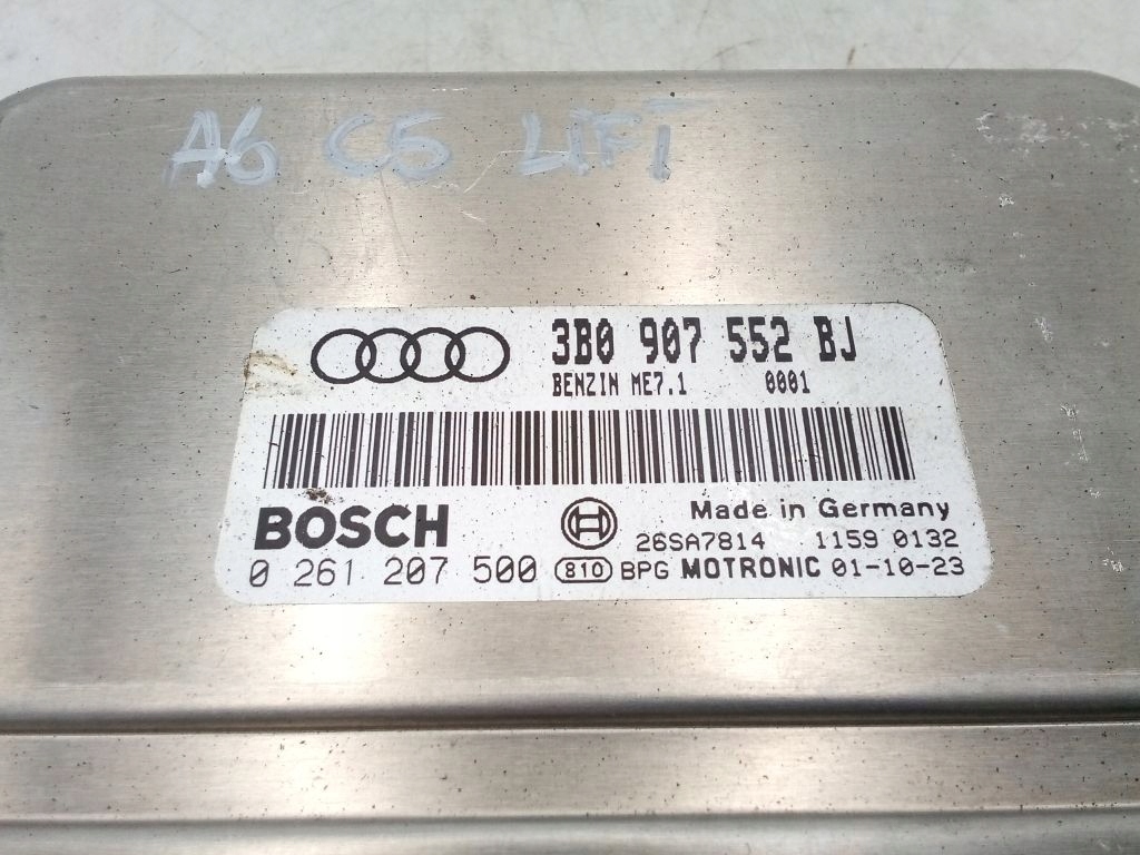 Audi A6 C5 lift FL computer control unit of the engine 3B0907552BJ
