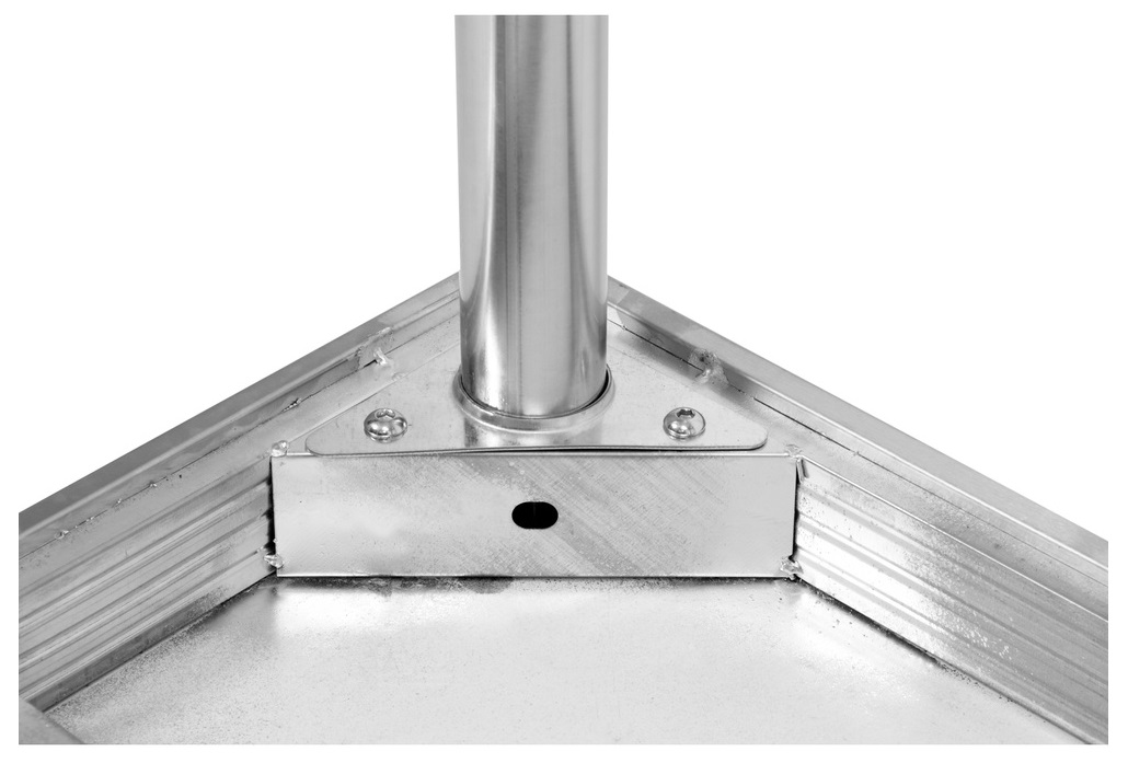 SKŁADANY STÓŁ PRZYŚCIENNY Z PÓŁKĄ 1000X600XH850+100MM YATO YG-09021