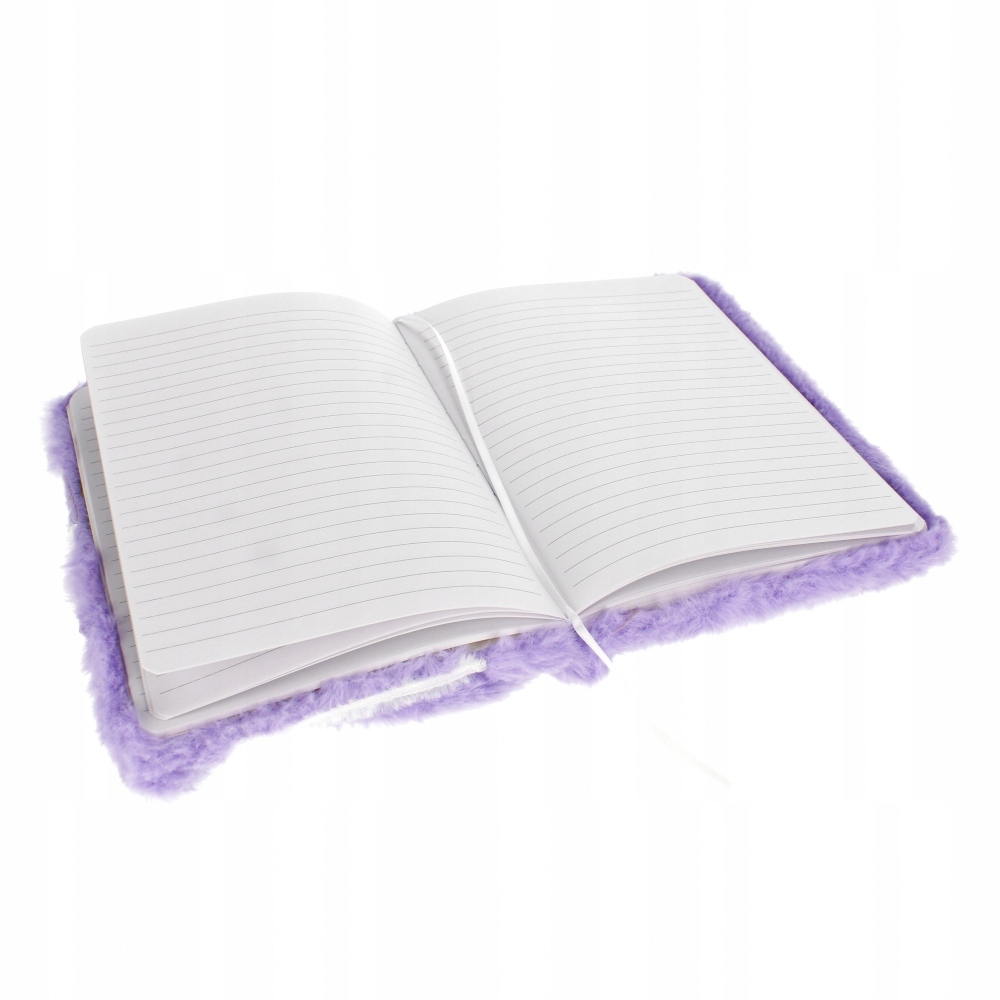 PAMIĘTNIK PLUSZOWY Z KŁÓDKĄ NA KLUCZYK NOTES WŁOCHACZ KOT KOTEK Z KOTKIEM Marka Starpak