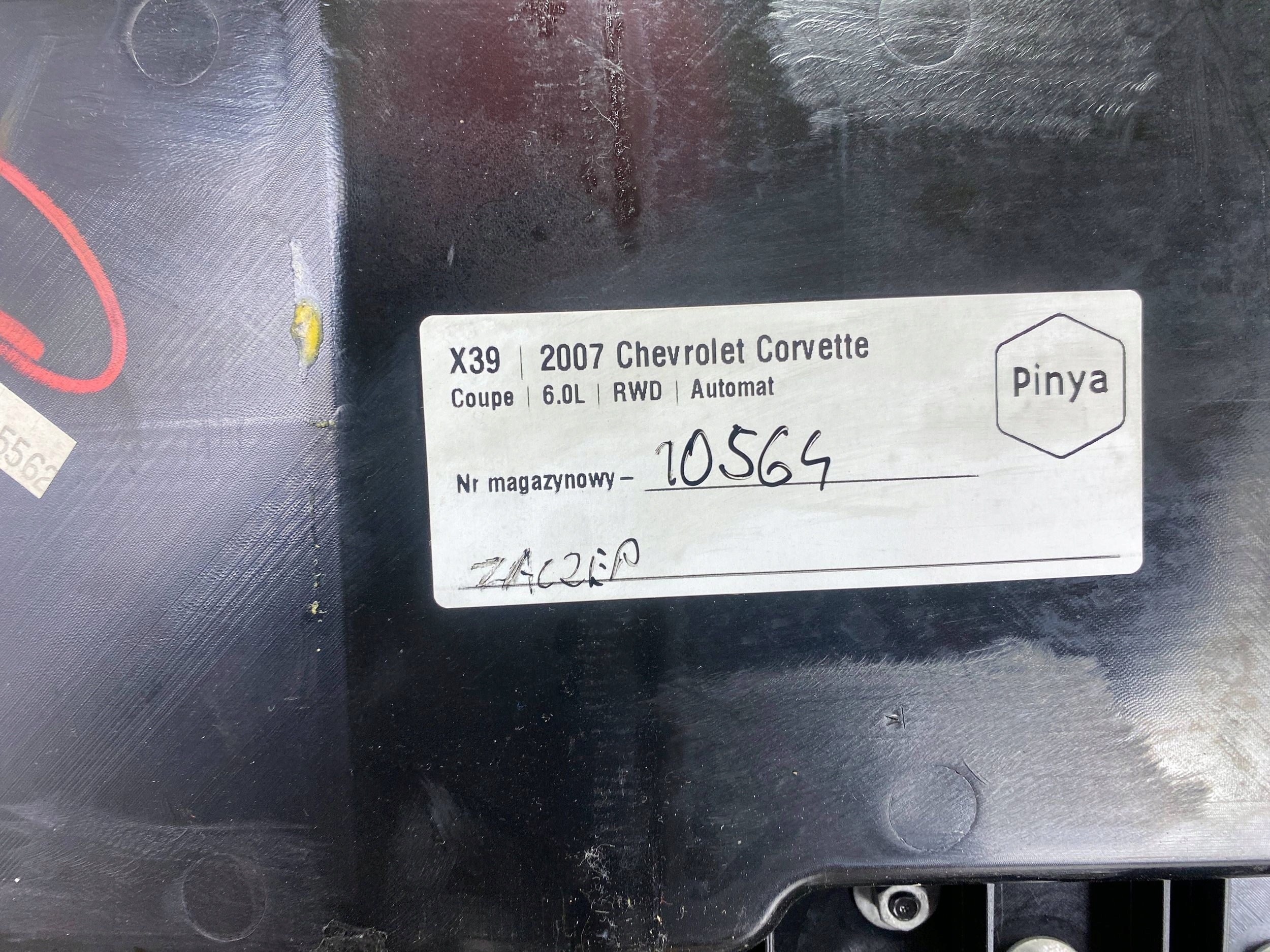console central Chevrolet Corvette C6 2005+