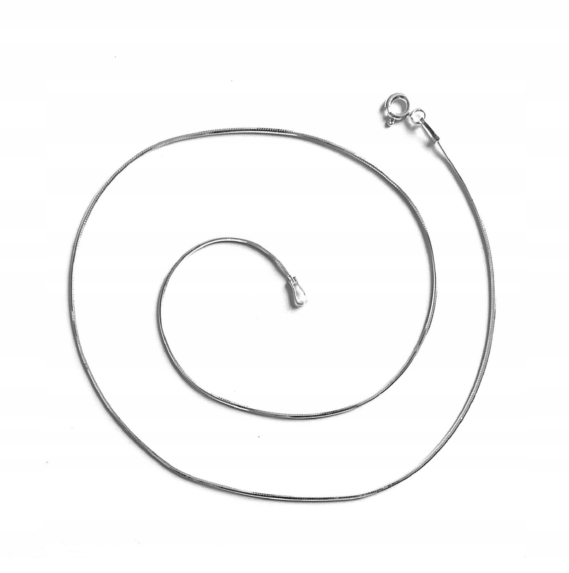 

Łańcuszek srebrny 50 cm Linka Żmijka Włoska pr925