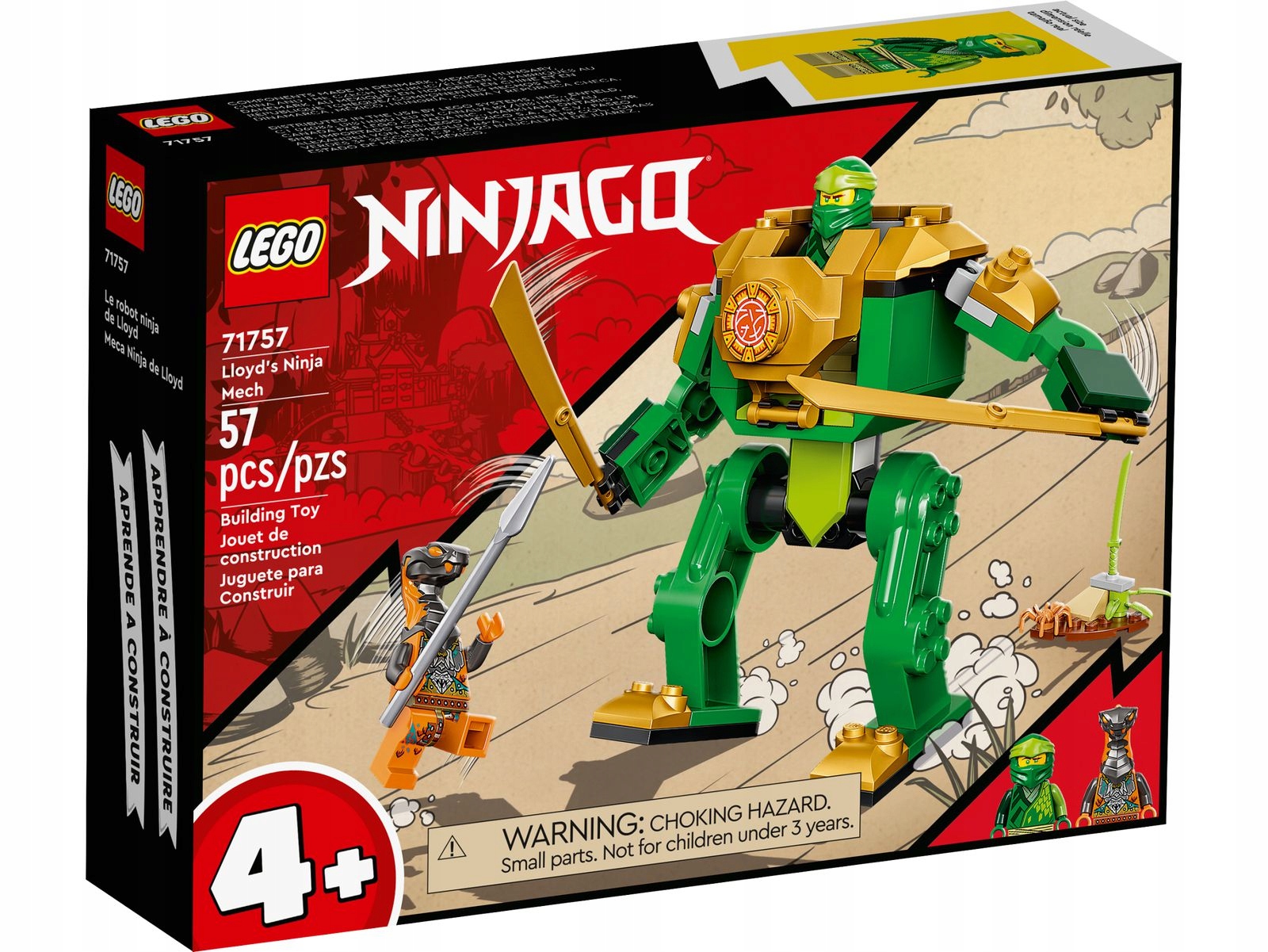 LEGO NINJAGO 71757 Mech Ninja Lloyda Marka LEGO