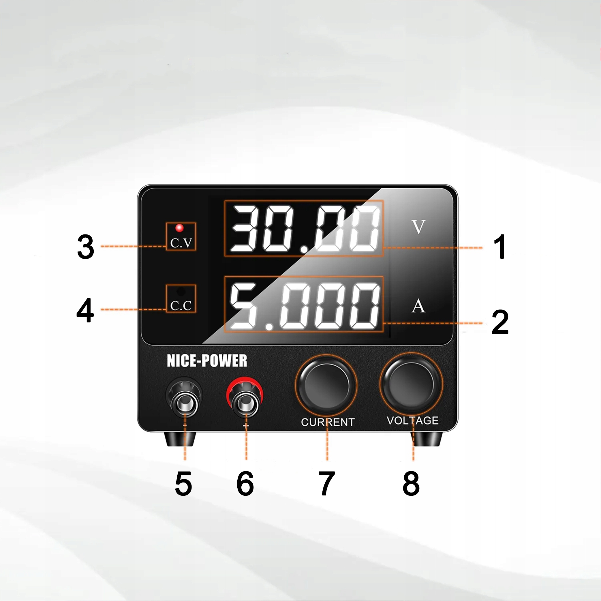 ZASILACZ LABORATORYJNY TECHREBAL SPS-F305 30V 5A PRECYZYJNY REGULOWANY Prąd wyjściowy 0-5 A