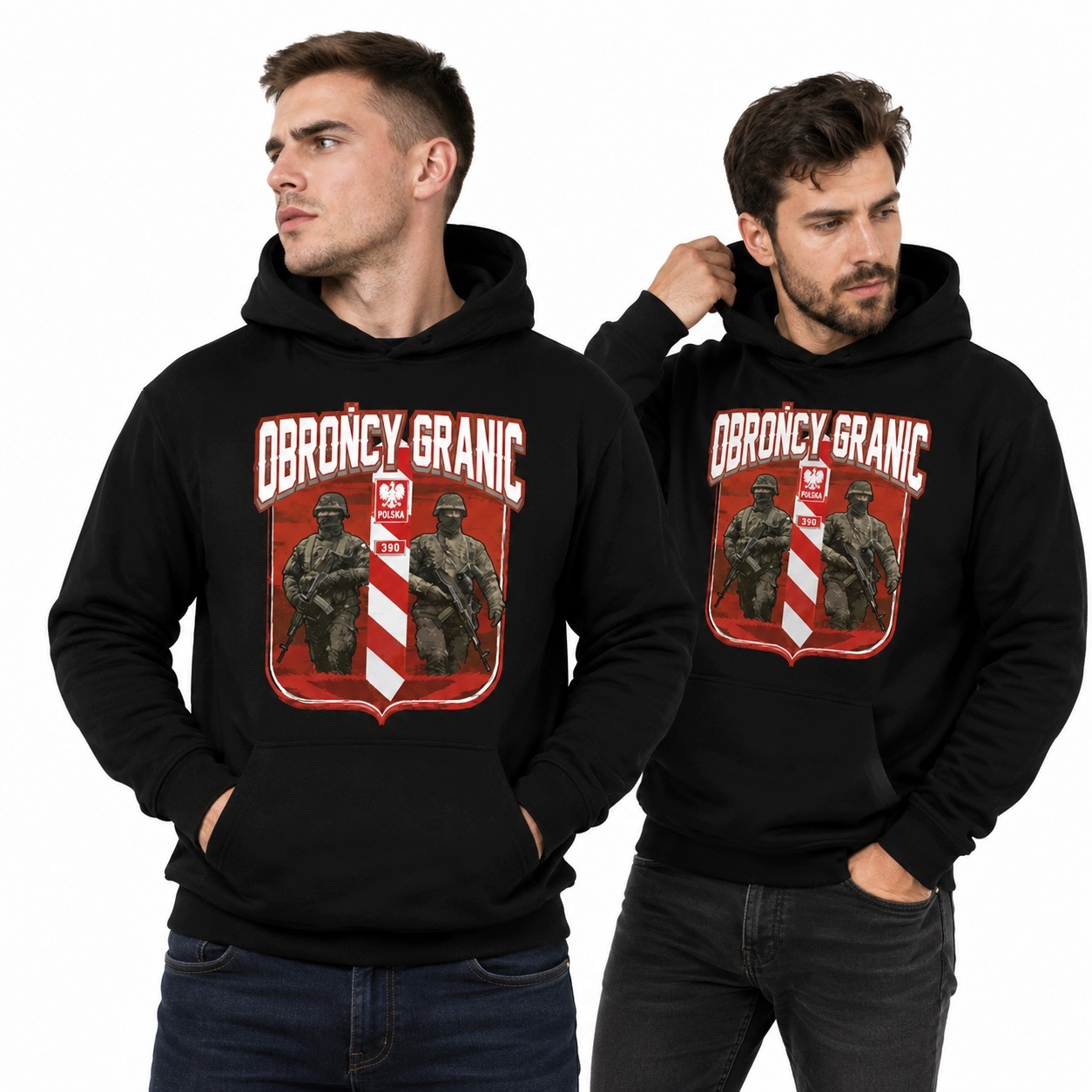 Mikina s kapucí Obránci hranic vel. M