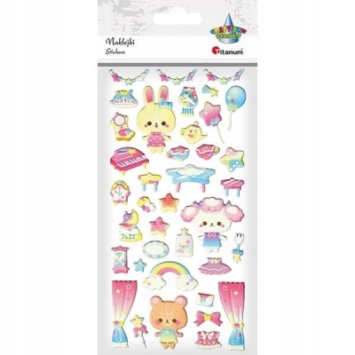 

Naklejki wypukłe dla dziewczynki 38szt