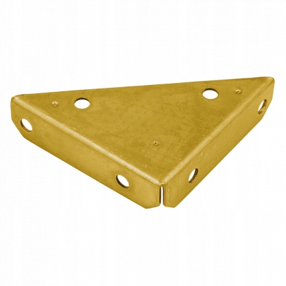 

Złoty metalowy Narożnik do skrzyń kufra 50x50x16