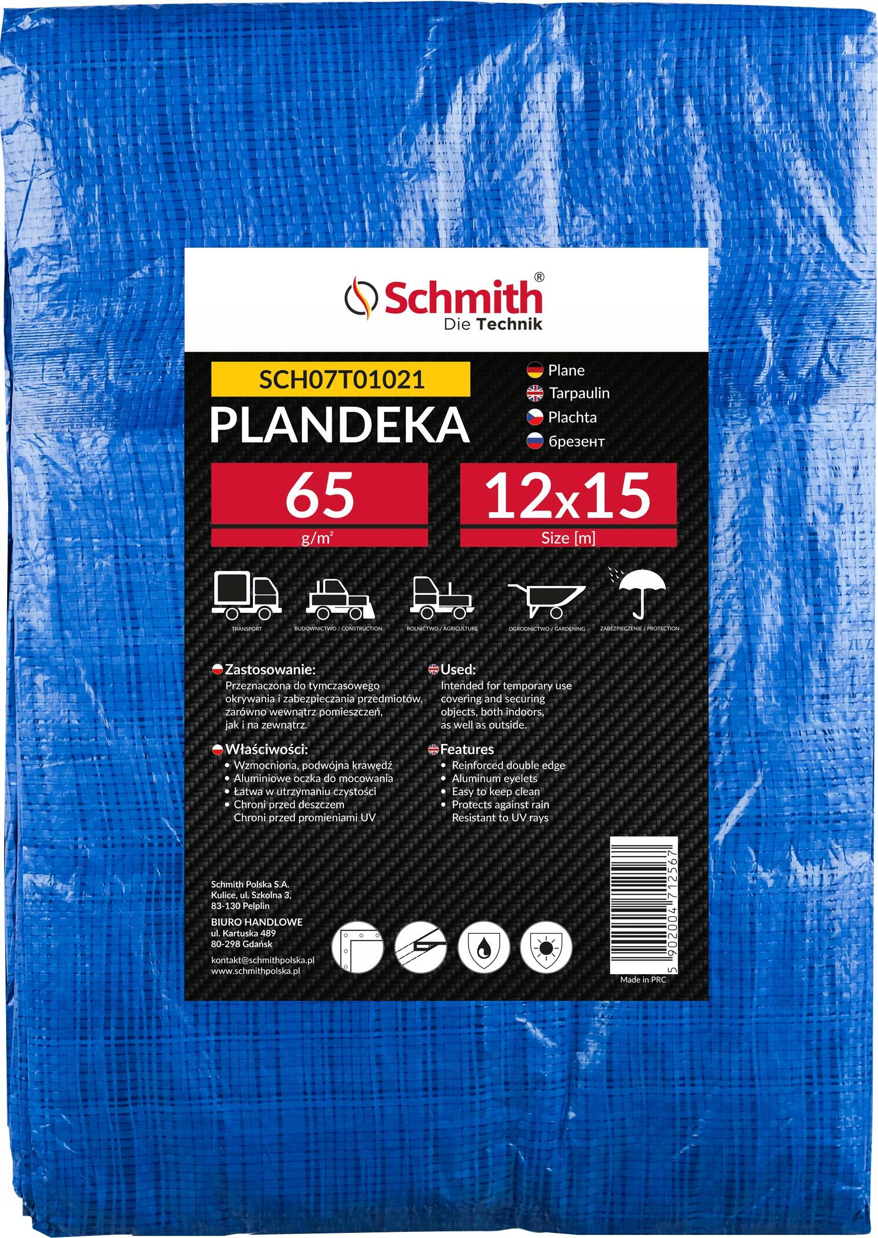 Plachta 65 g 12x15 m