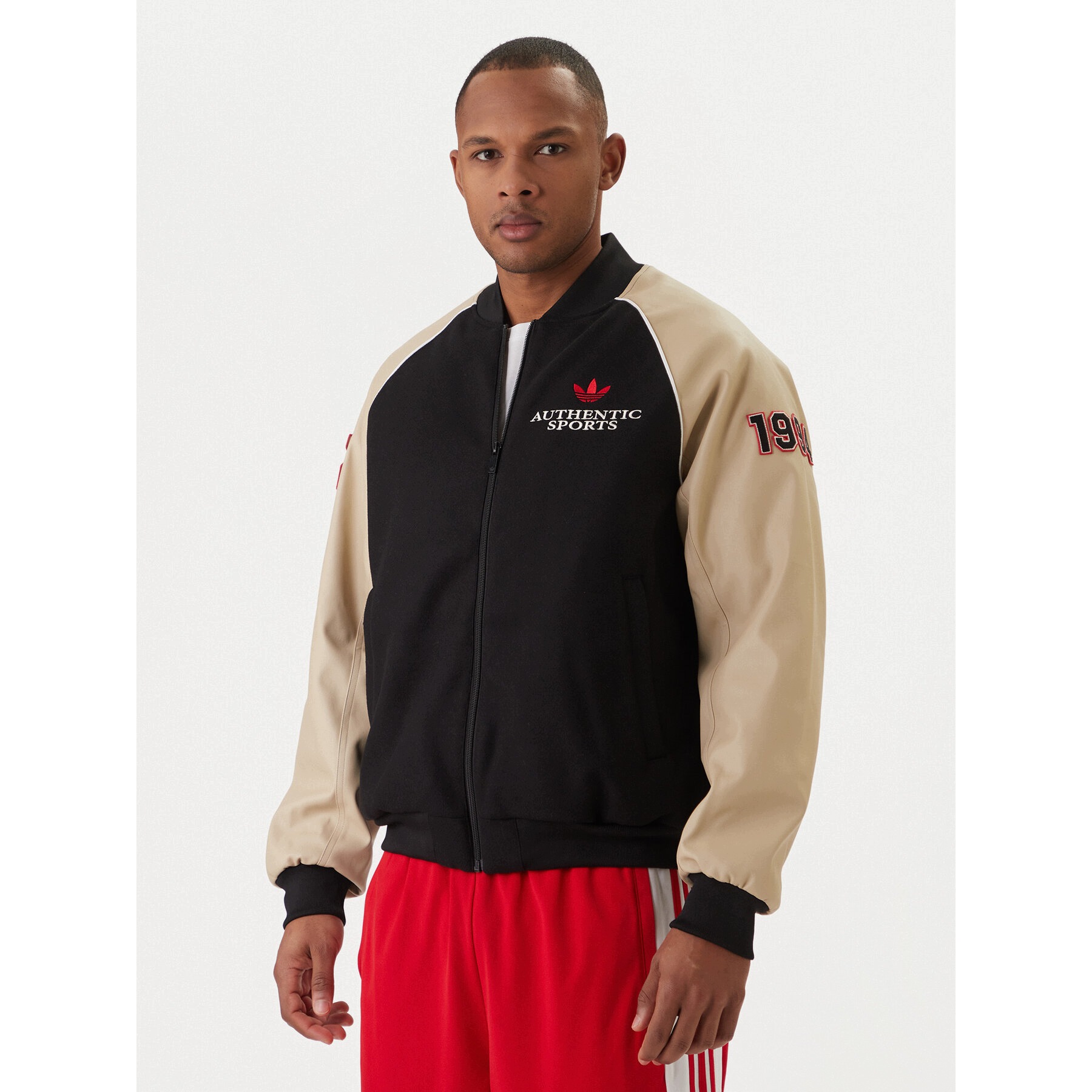 Adidas Męskie Kurtka bomber KE2243 Czarny