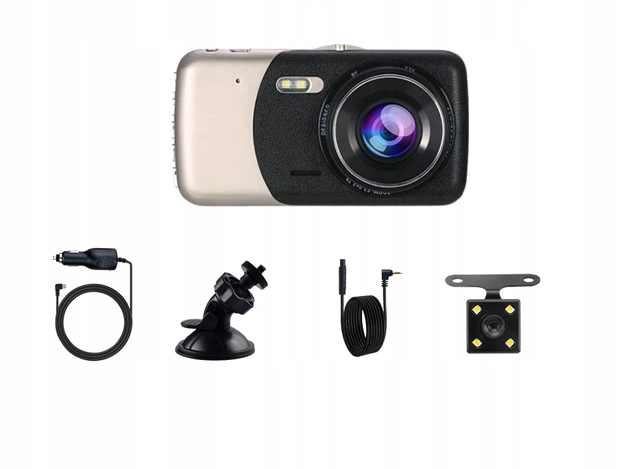 REJESTRATOR JAZDY SLIM KAMERA COFANIA PRZOD TYL Display Size 4