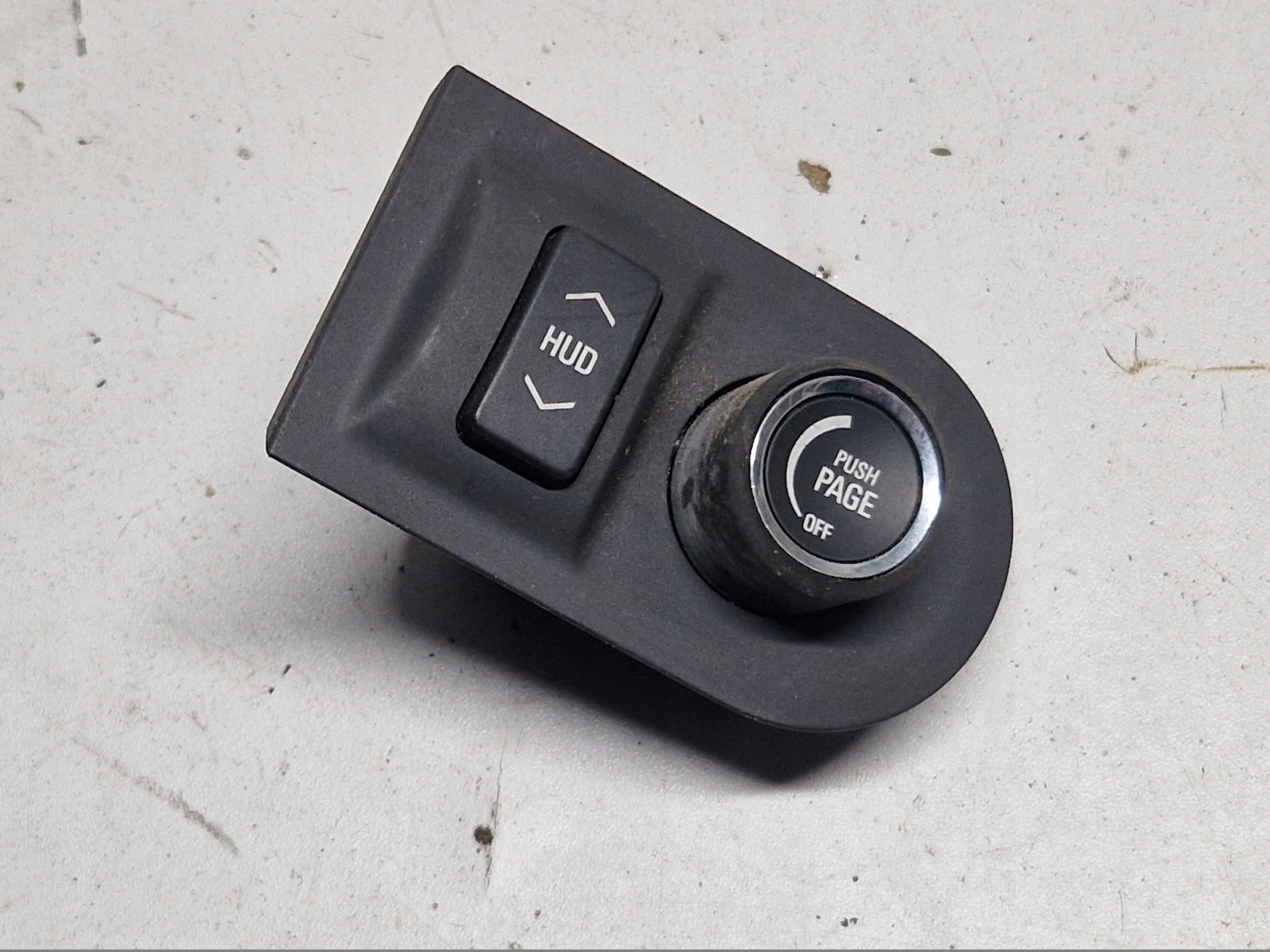 CHEVROLET CAMARO switch HUD HEAD UP 92224604