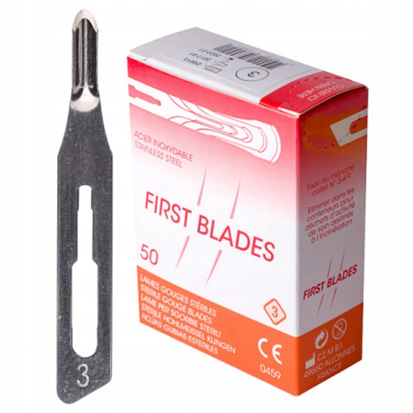 First Blades podologická dlátka velikost 3 50 ks
