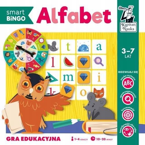 

Kapitan Nauka. Gra edukacyjna. Alfabet. SmartBingo