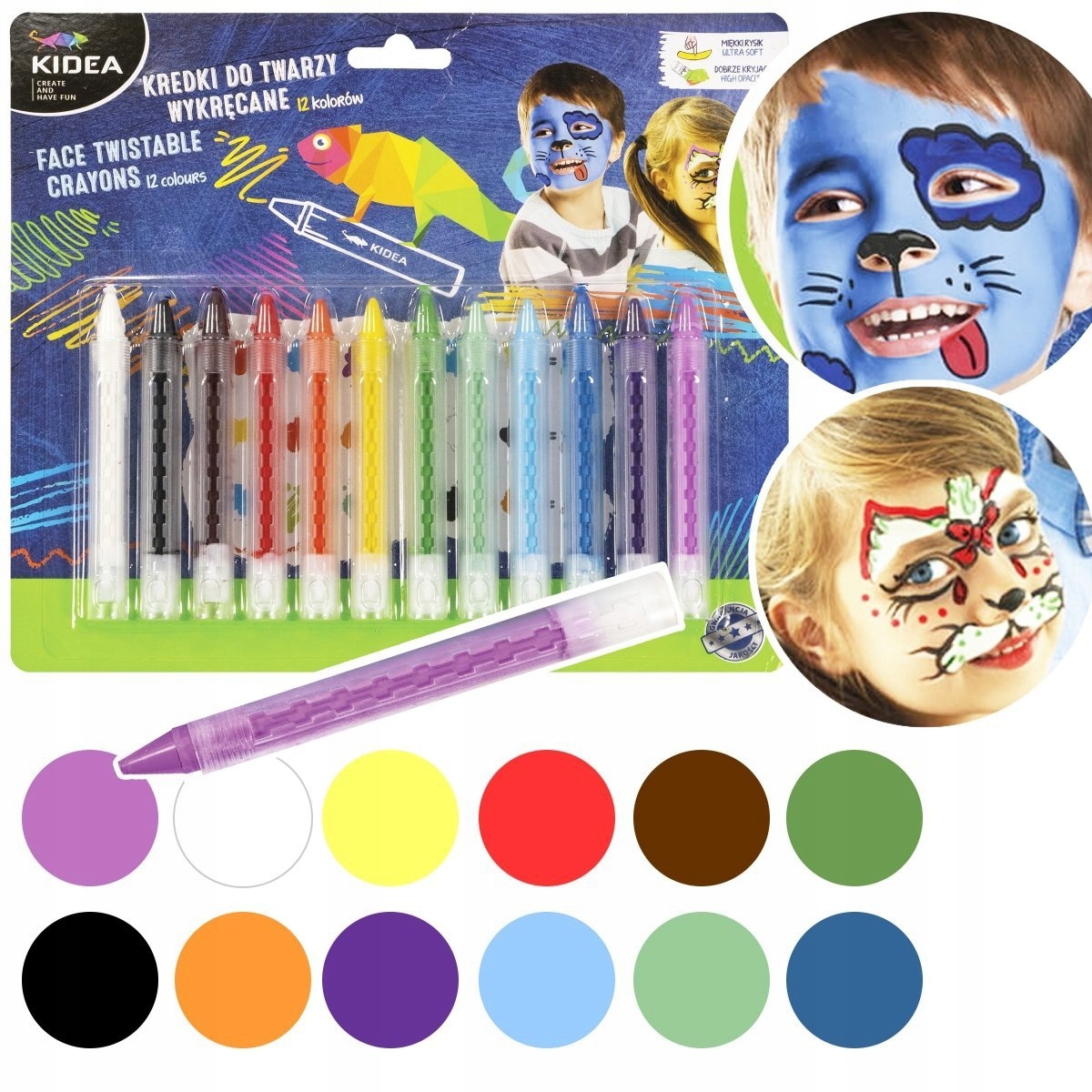 

Kredki Do Malowania Twarzy Wykręcane