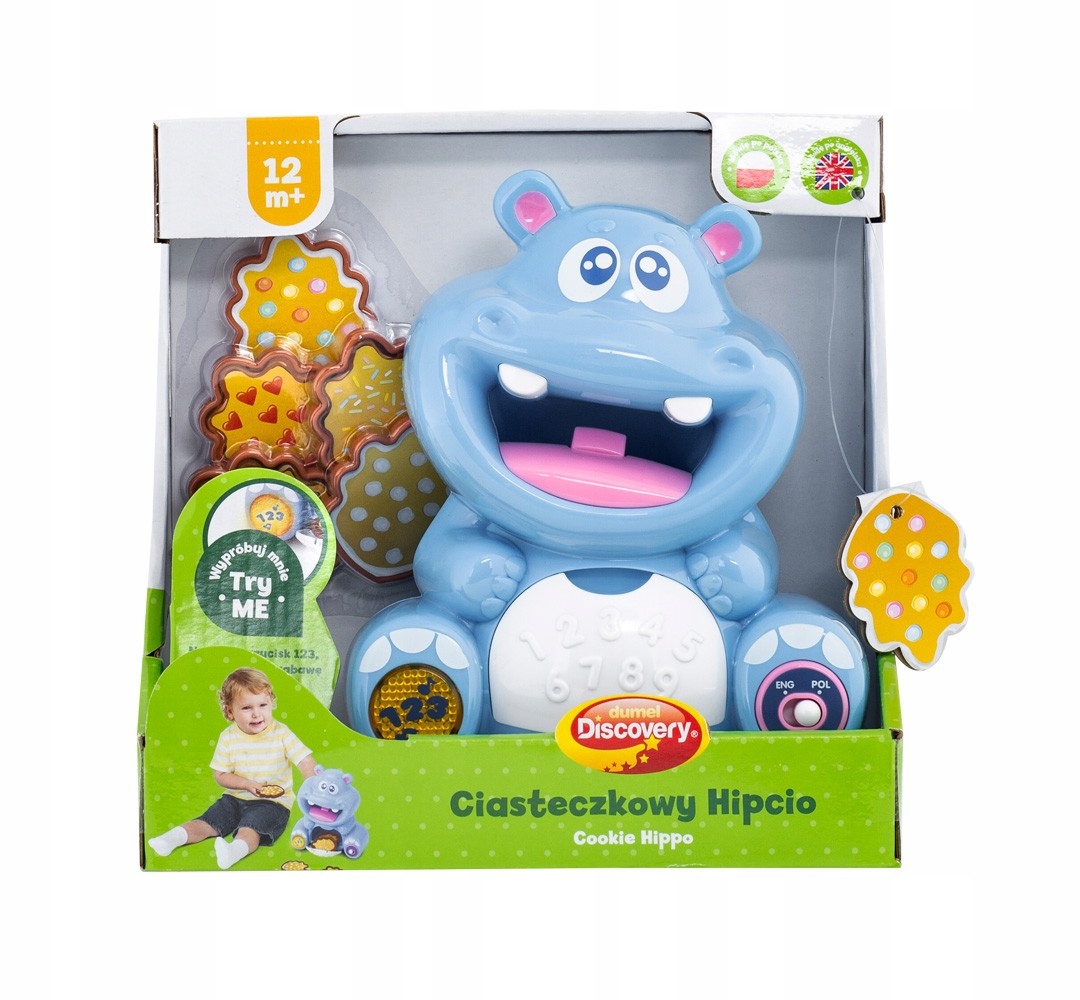 

Ciasteczkowy Hipcio Nauka liczenia Dumel DD42297