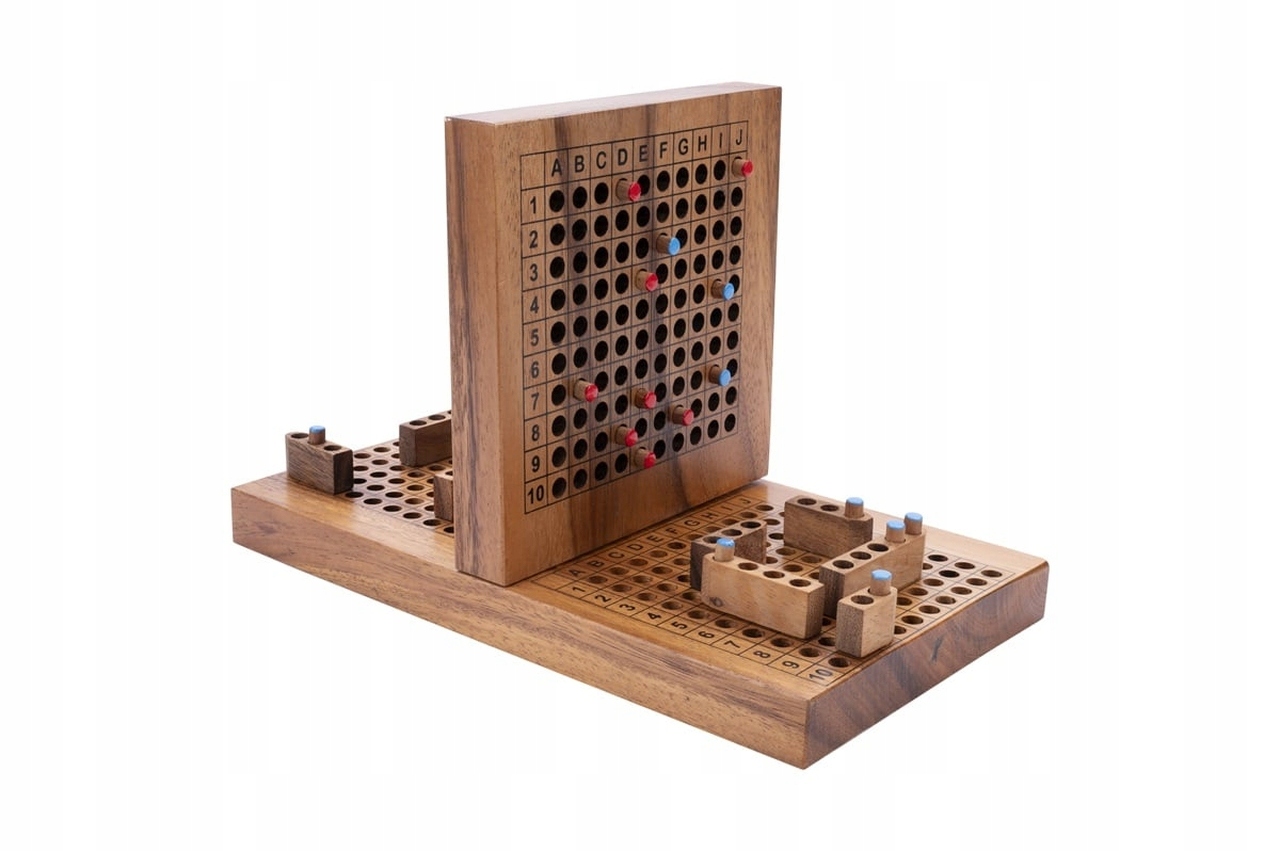 Bitwa Morska Drewniana– Klasyczna Gra Strategiczna dla 2 osób Sea Battle