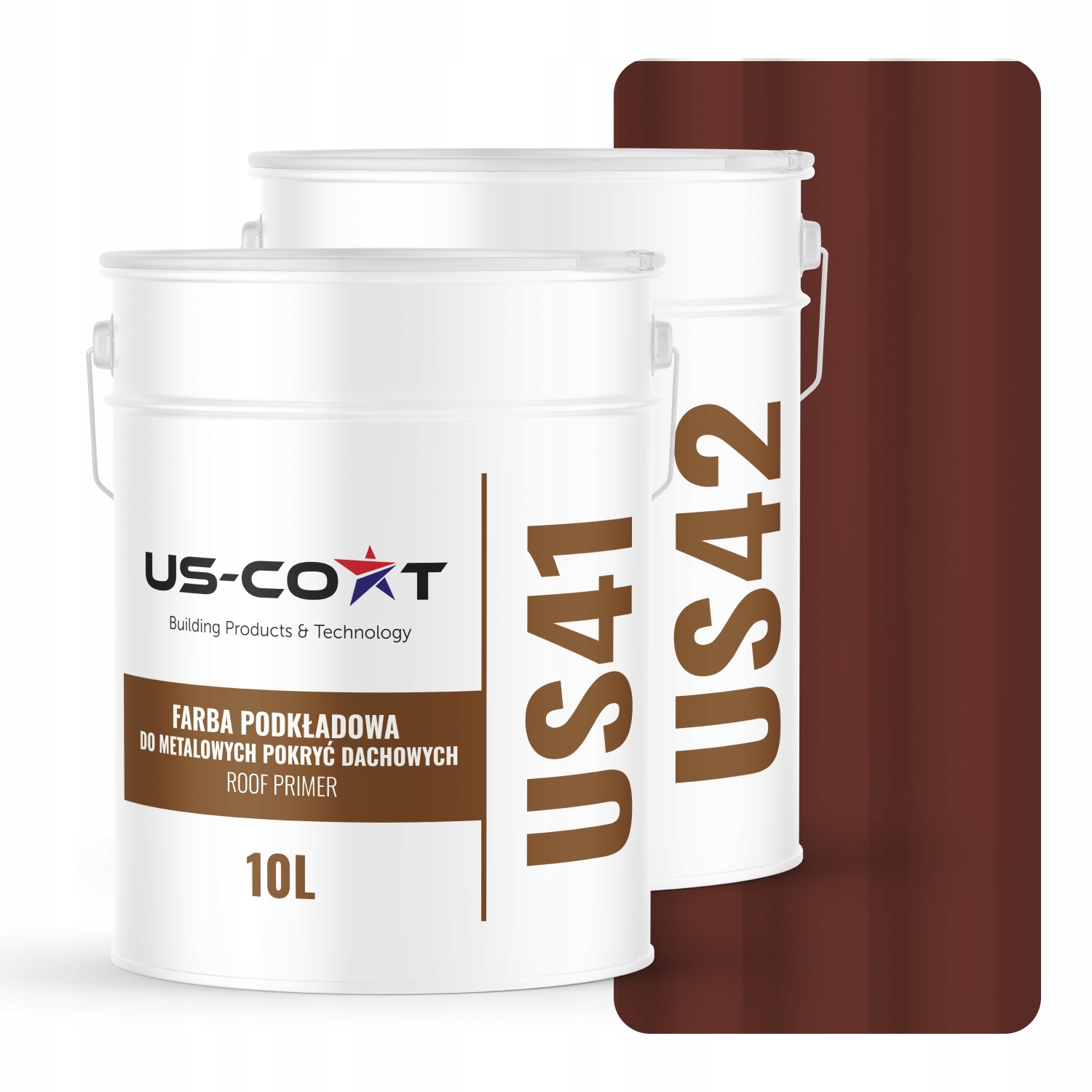 Farba Na Kovové Strechy Podložka Červená Hnedá 8012 74 m2 Polomatná