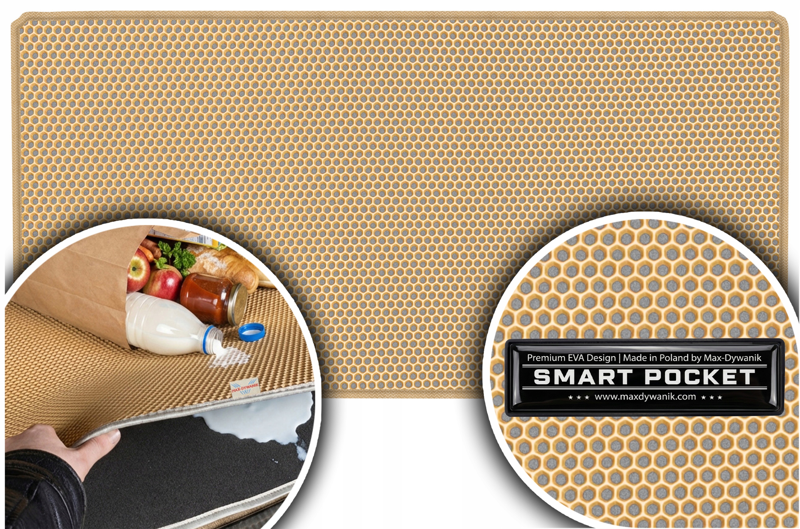 Seat Mii Hatchback 2011-2019 Vložka do batožinového priestoru Eva Smart Pocket Béžová