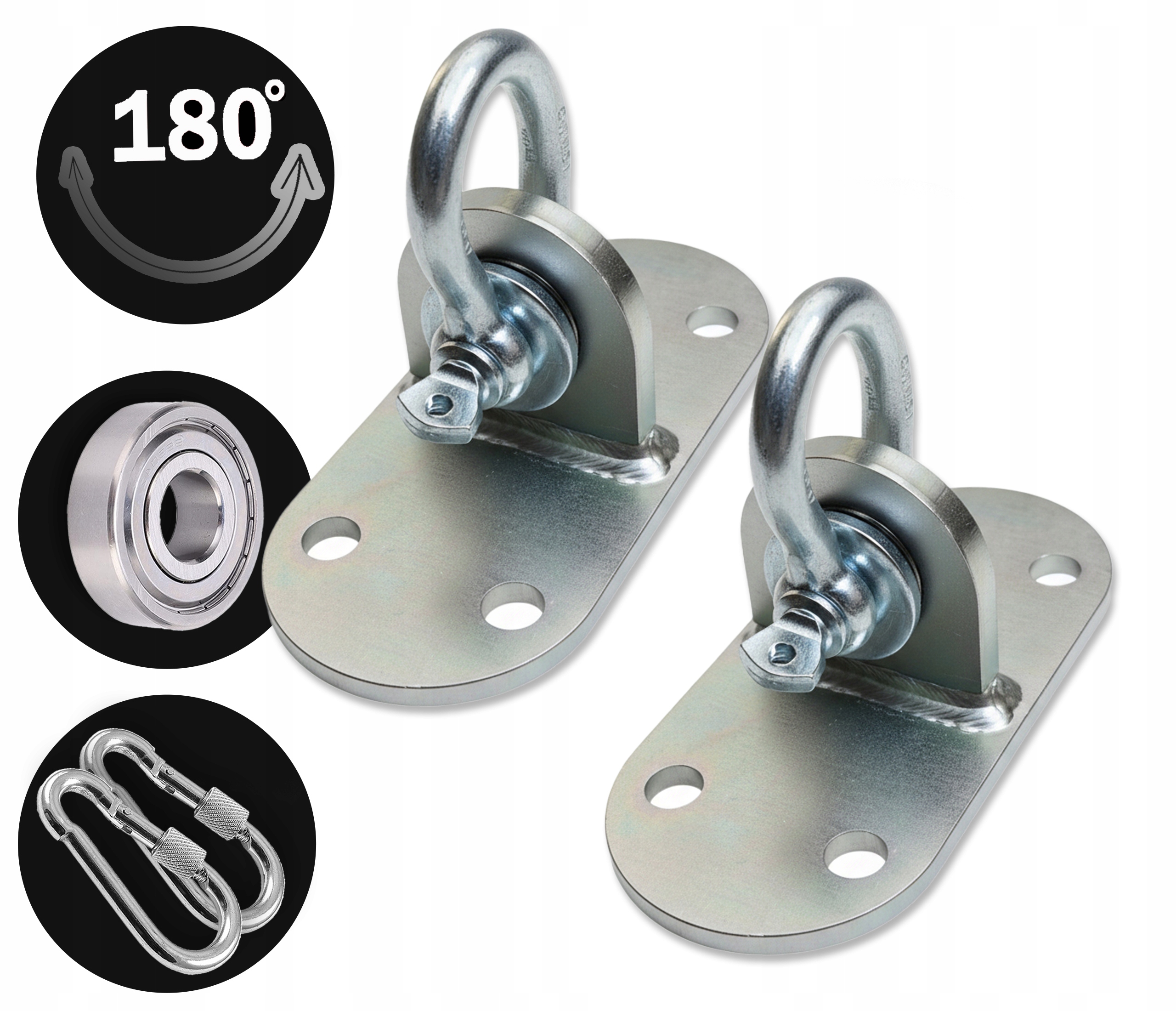 Upevnění houpačky pomocí háku Detal2M pozinkované 2x.