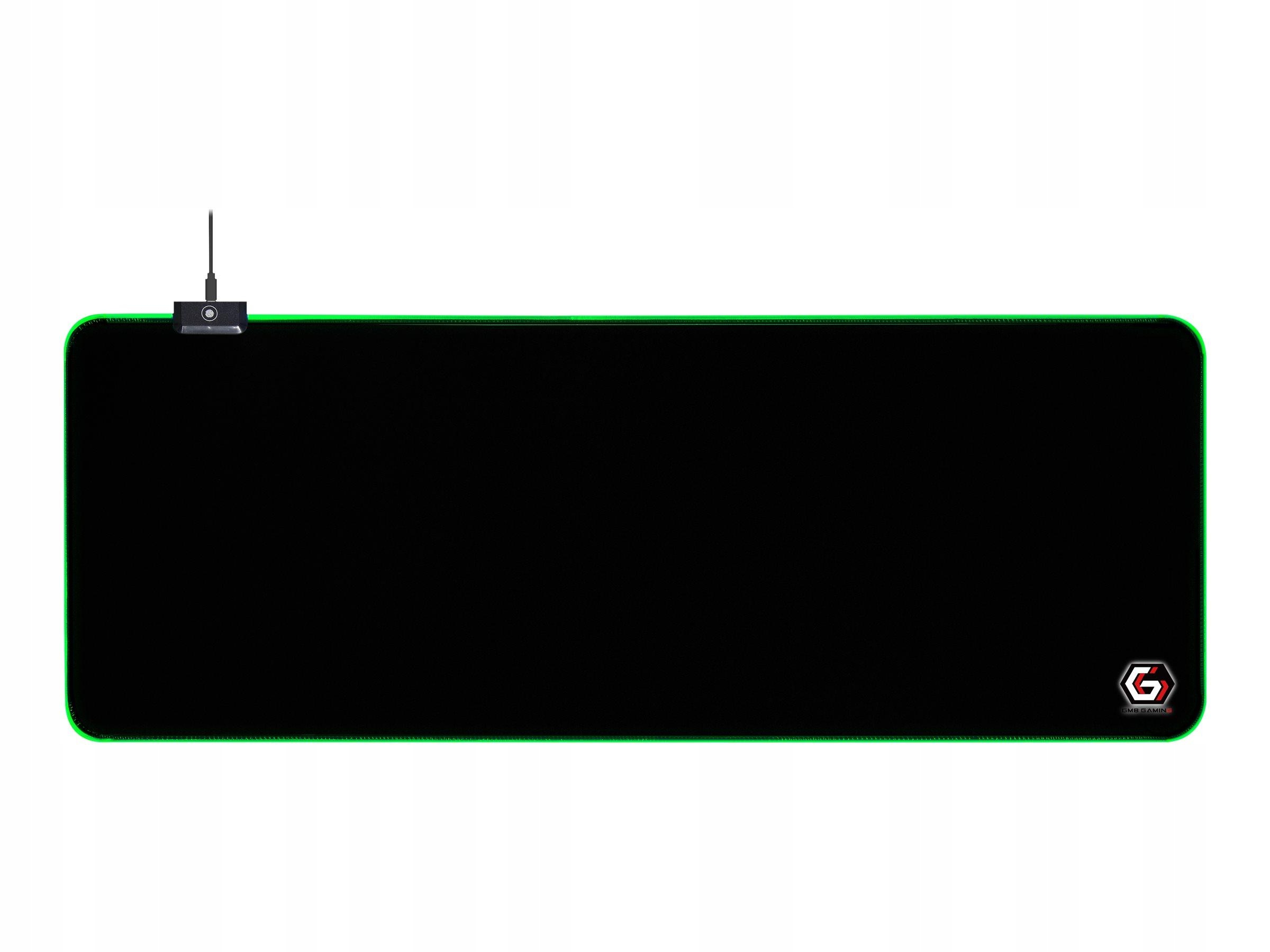 Gembird Mp-gameled-l Gaming mouse pad with Led light effect L-size 300 x