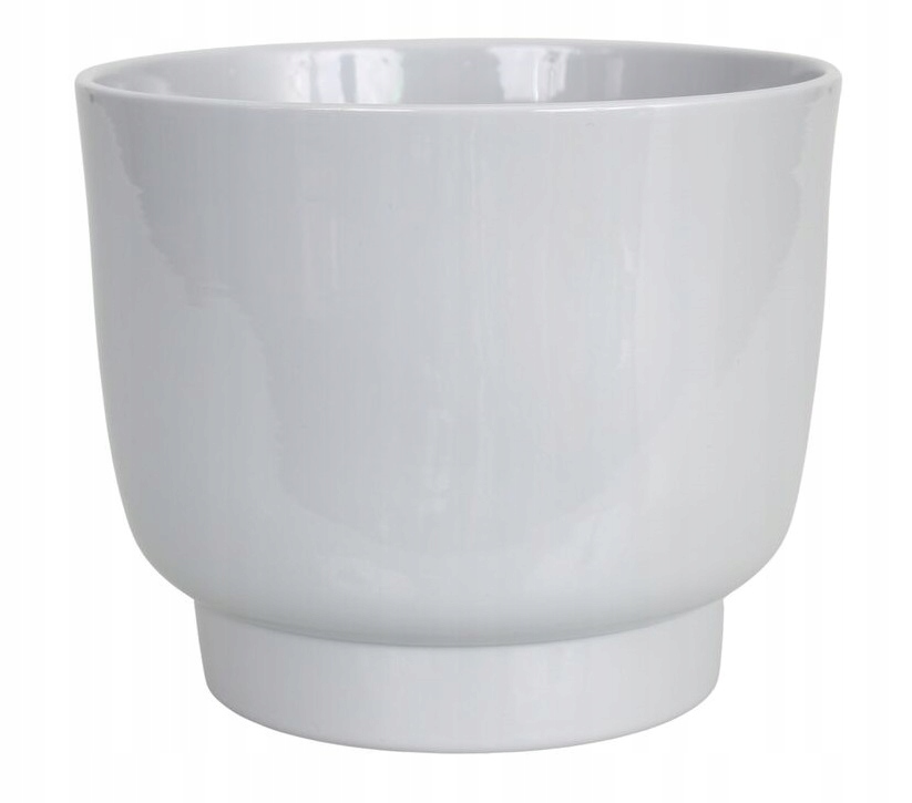 

Doniczka Osłonka Ceramiczna Jasno Grafitowa 24 CM