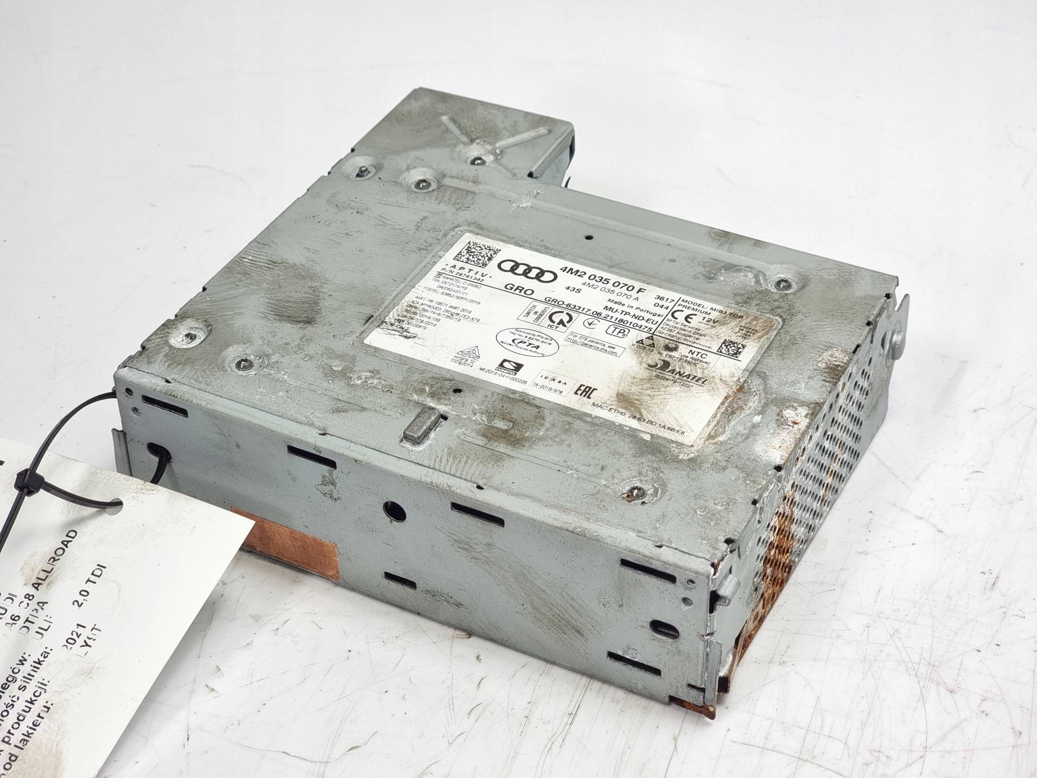 changer CD 4M2035070F AUDI A6 C8 ALLROAD