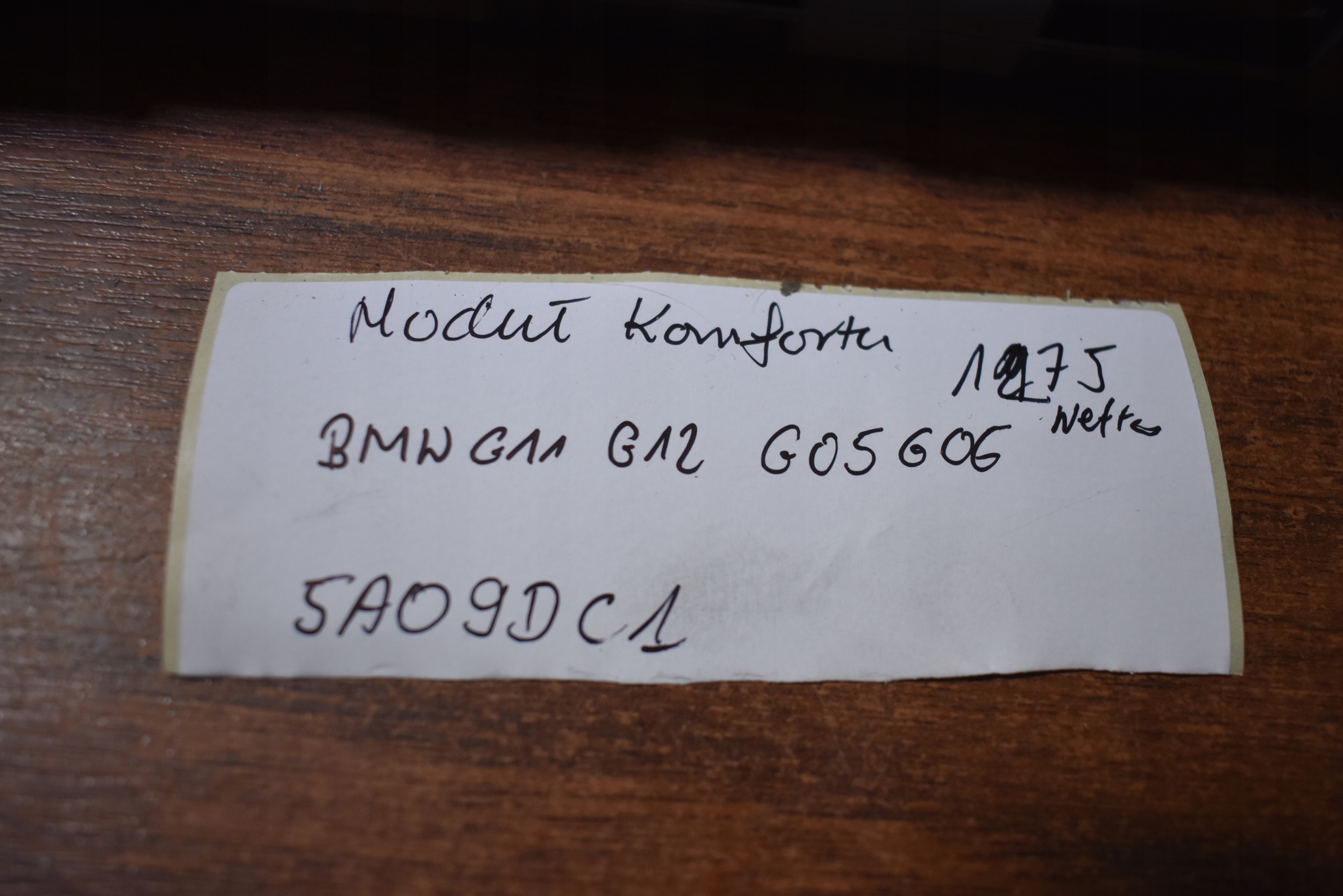 IDEALNY UNITÉ COMMANDE CONFORT BMW G11 G12 G05 G06 1