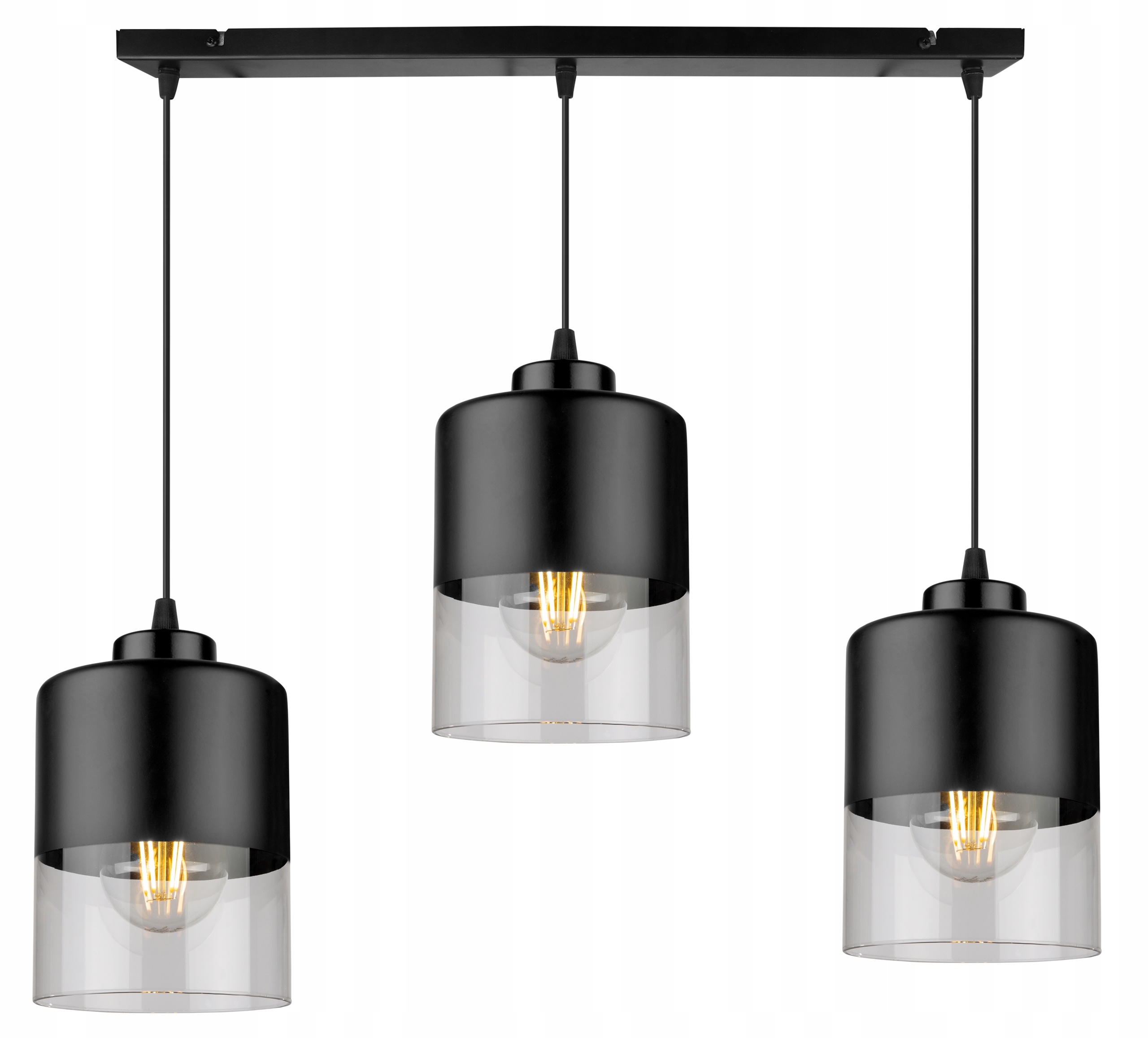 

Nowoczesna Lampa Wisząca Sufitowa Żyrandol Szklana