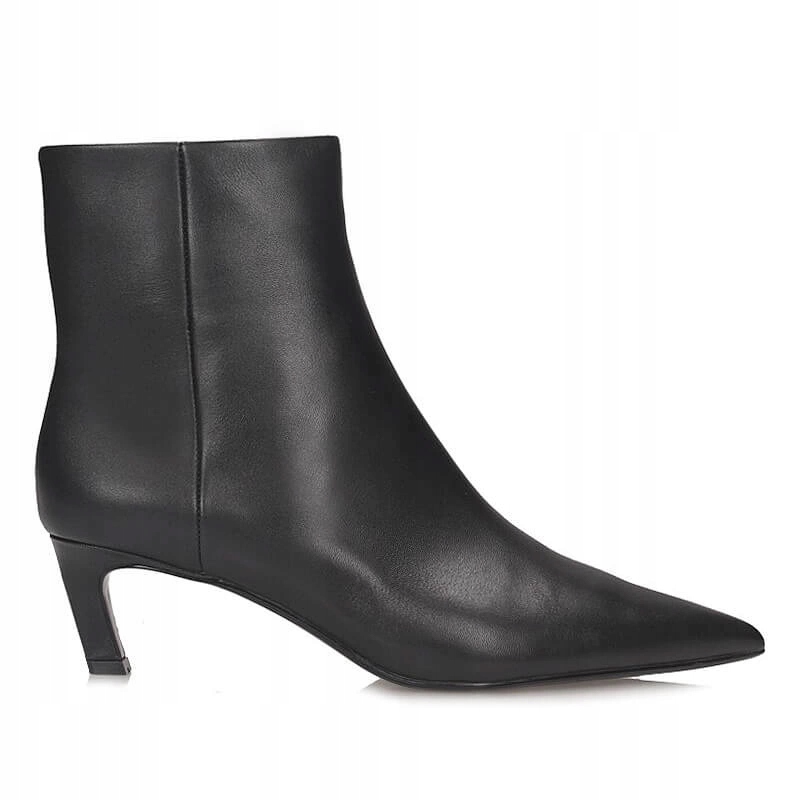 Kotníkové Boty na podpatku Calvin Klein HW0HW02586 Ess Kitten He,beh,pp W4Q