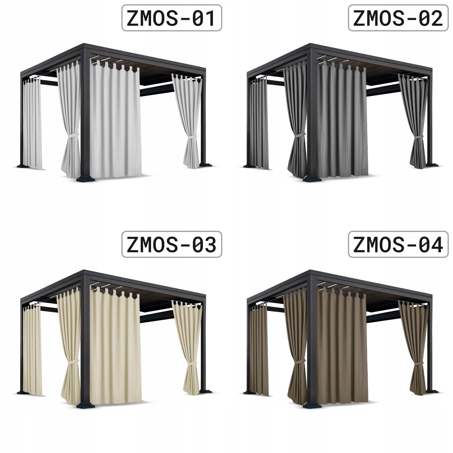 ZASŁONY NA TARAS 155x210 ZASŁONA OGRODOWA OGRODOWE NA SZELKACH WODOODPORNE Producent Mariall