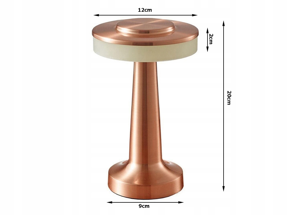 LAMPKA NOCNA STOŁOWA DOTYKOWA LAMPA 3 STOPNIOWA DO SYPIALNI BEZPRZEWODOWA EAN (GTIN) 5907451356937