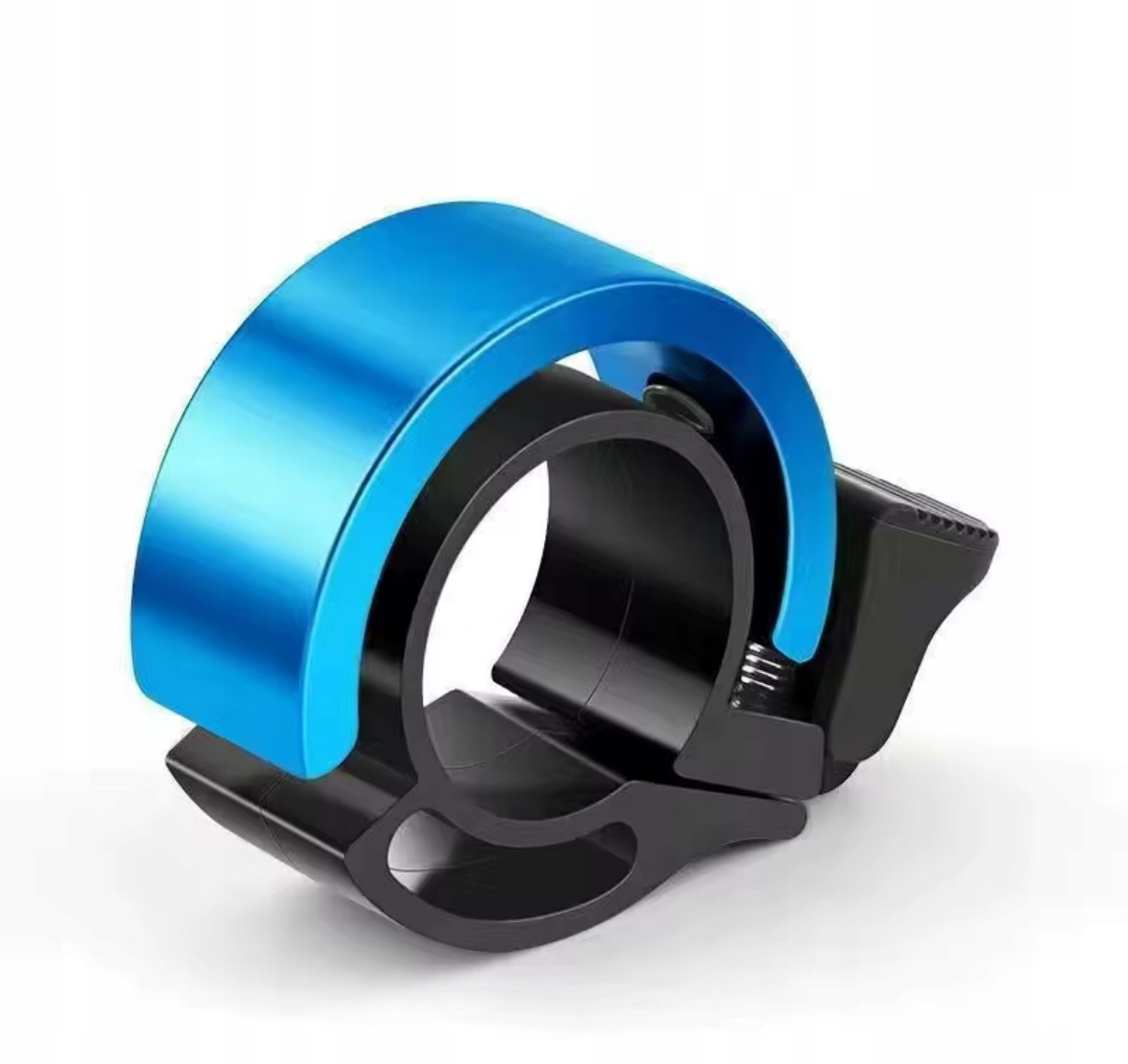 Dzwonek rowerowy ring głośny Aluminiowy Niebieski