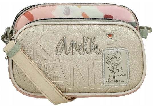 A586 Torebka Anekke Alma Smart Memories listonoszka dwustronna pastelowa