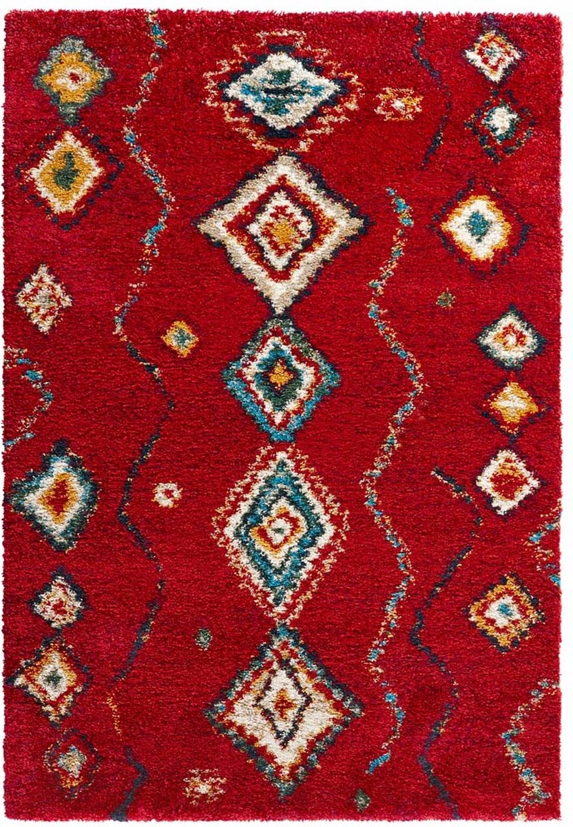 

Czerwony gruby Dywan shaggy Mint Rugs 120x170 cm